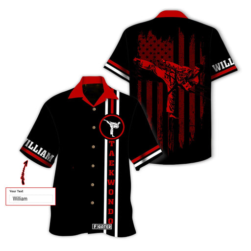 Taekwondo Shirt - Touch Me And Your First Taekwondo Lesson Is Free Custom Hawaiian Shirt RE