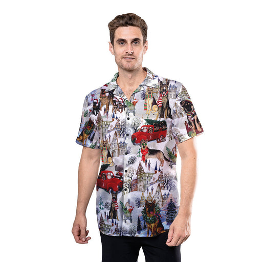 All I Want For Christmas Are German Shepherds Hawaii Shirt