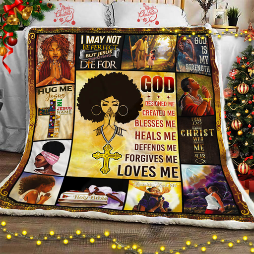 God Loves Me - Fleece Blanket