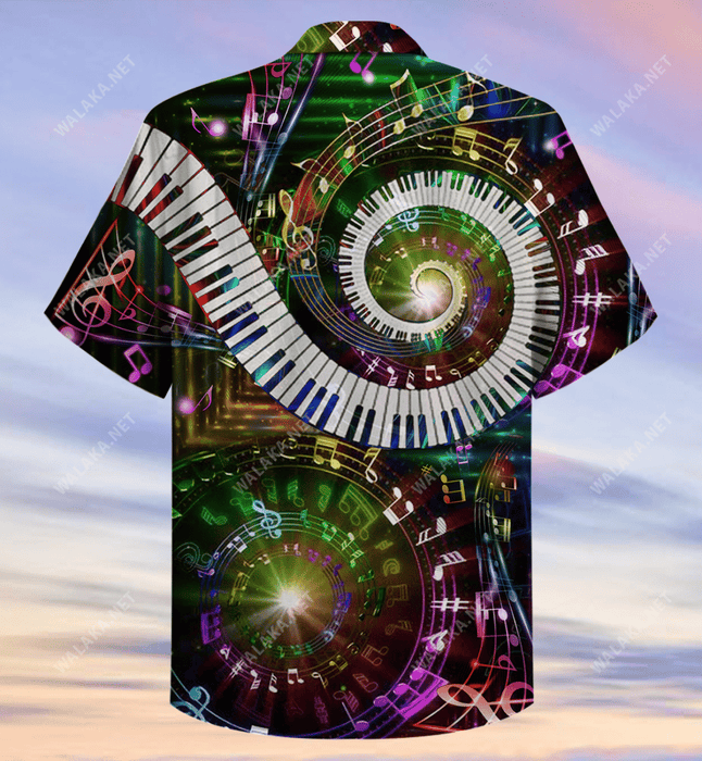 10 Fingers 88 Keys Piano Hawaiian Shirt