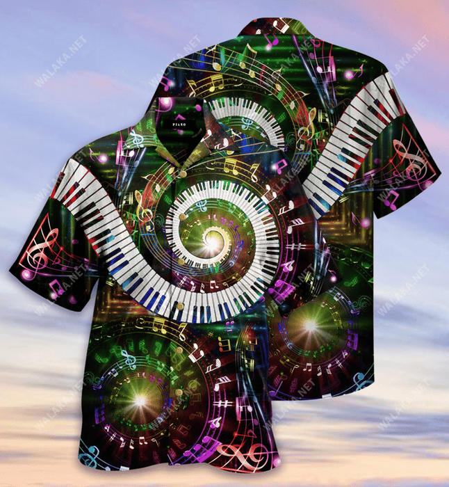 10 Fingers 88 Keys Piano Hawaiian Shirt