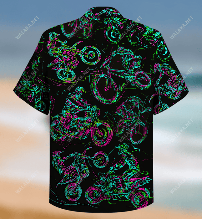 All About Amazing Motorcycle And Bicycle Unisex Hawaiian Shirt
