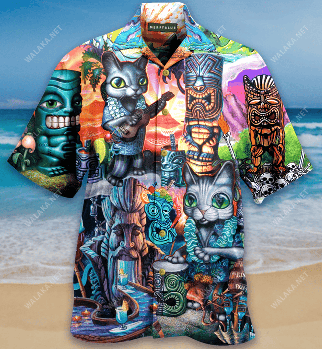 It's Tiki Time Unisex Hawaiian Shirt