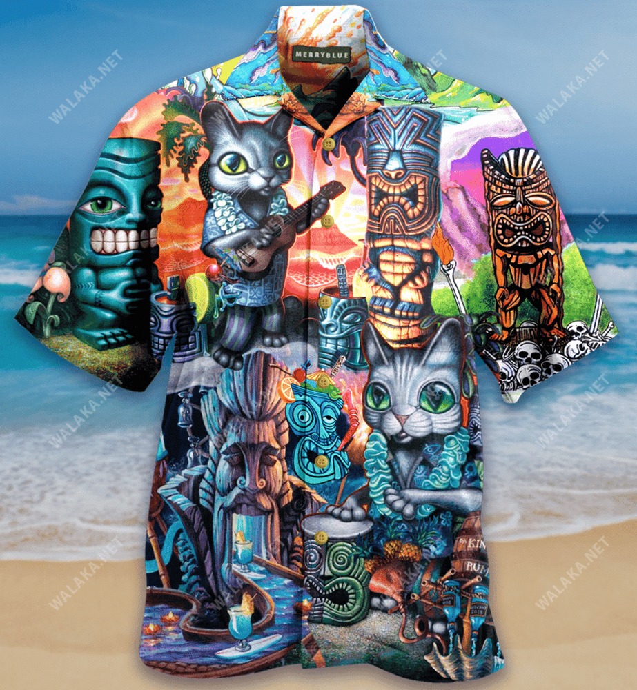 It's Tiki Time Unisex Hawaiian Shirt