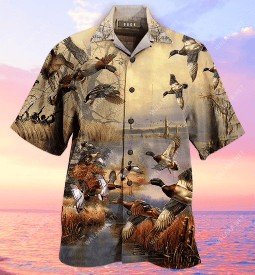 Amazing Ducks Vintage Unisex Hawaiian Shirt