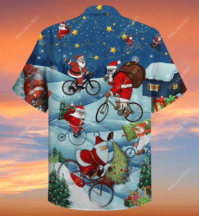 I'm Dreaming Of A Bike Christmas Hawaiian Shirt