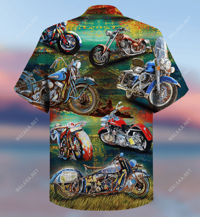 Freedom Is A Full Tank Motorcycles Hawaiian Shirt
