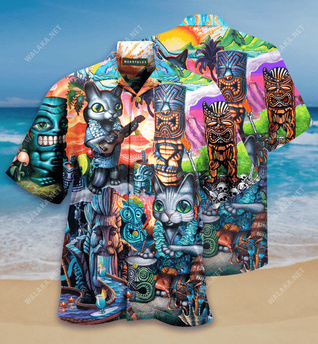 It's Tiki Time Unisex Hawaiian Shirt