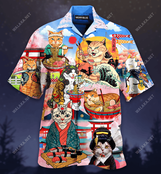 Cats Rule The World Unisex Hawaiian Shirt