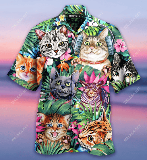 Cat Is My Life Unisex Hawaiian Shirt