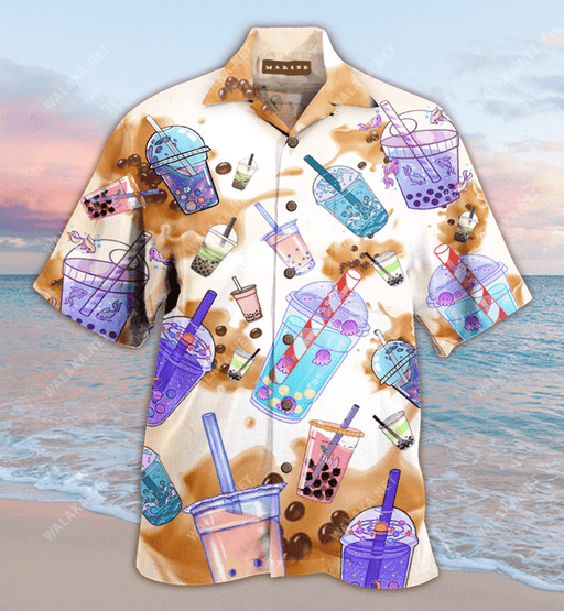 Amazing Bubble Tea Unisex Hawaiian Shirt
