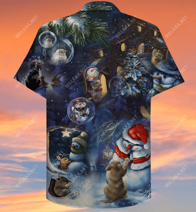 Christmas In The Wood Hawaiian Shirt