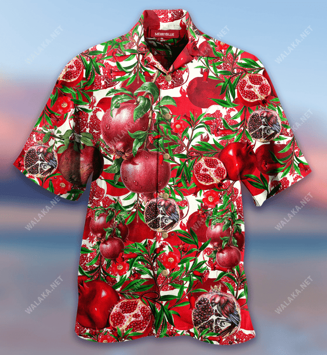I Love Pomegranate Best Hawaiian Shirt