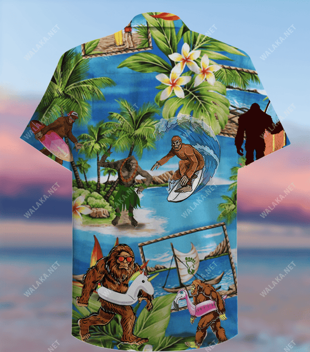 Amazing Bigfoot Unisex Hawaiian Shirt