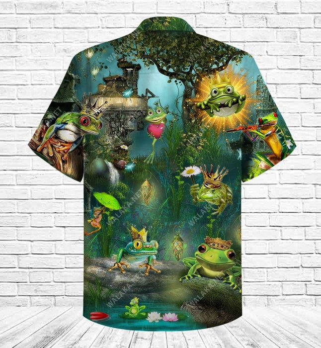 Kiss A Frog Hawaiian Shirt