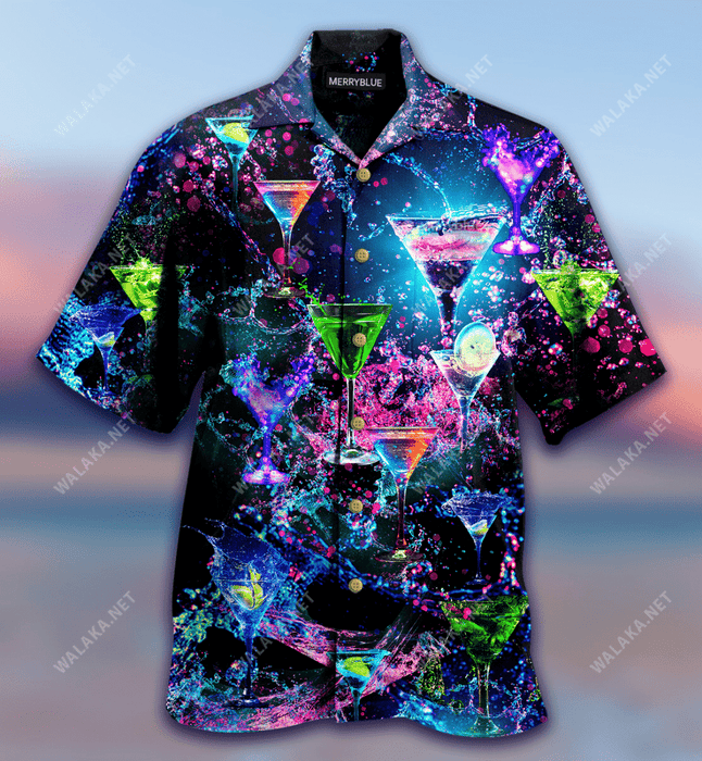 There's Always Time For A Cocktail Unisex Hawaiian Shirt