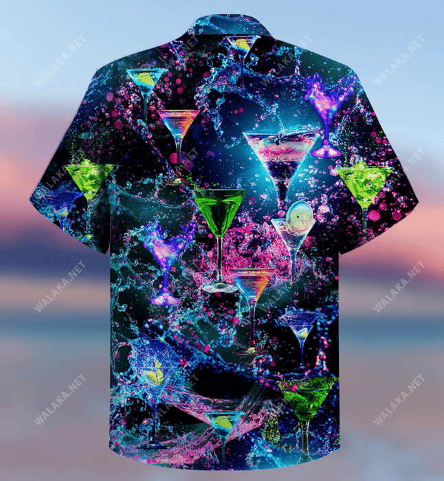 There's Always Time For A Cocktail Unisex Hawaiian Shirt