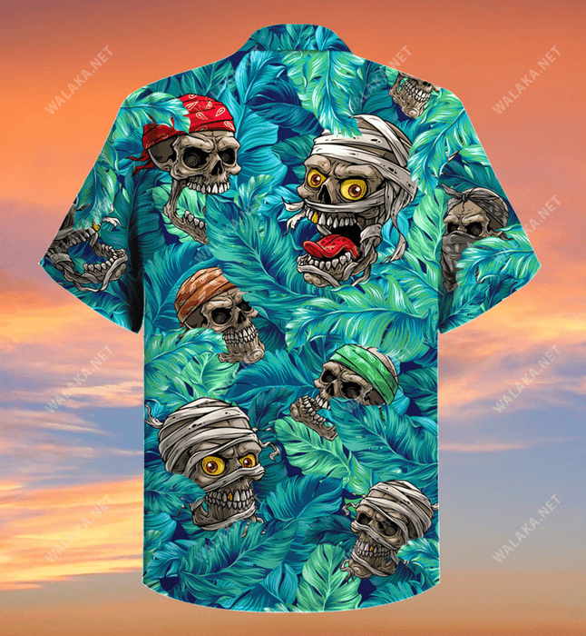 Skulls Hide And Seek Hawaiian Shirt