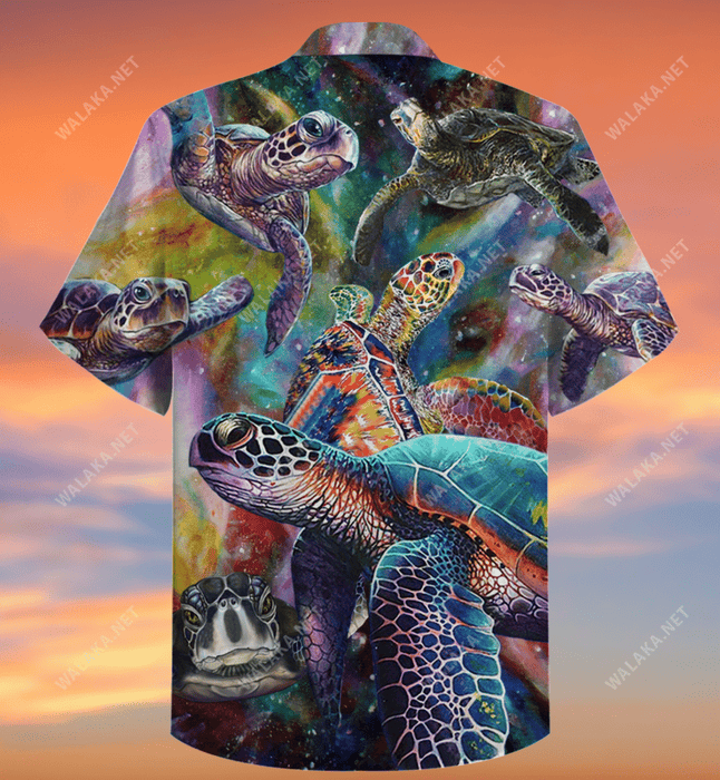 Galaxy Turtle Hawaiian Shirt