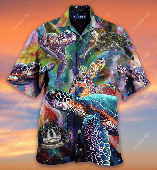 Galaxy Turtle Hawaiian Shirt