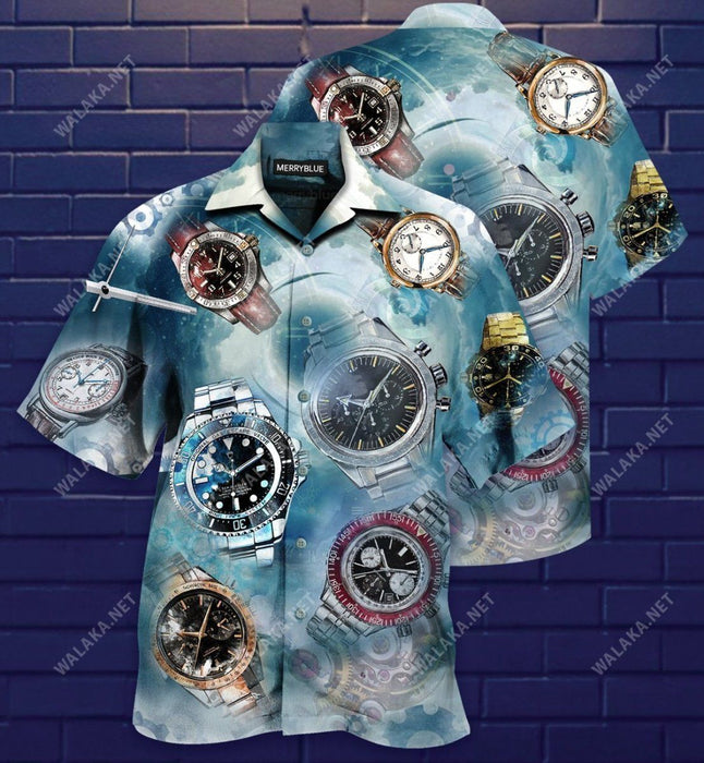 Time Flies But You Can Keep The Memmories Unisex Hawaiian Shirt
