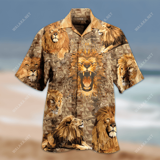Amazing Lion Unisex Hawaiian Shirt