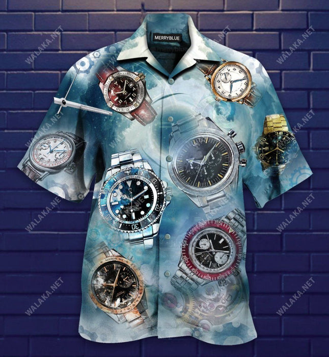 Time Flies But You Can Keep The Memmories Unisex Hawaiian Shirt