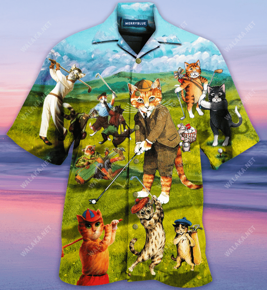That What I Do I Play Golf And I Know Thing Unisex Hawaiian Shirt