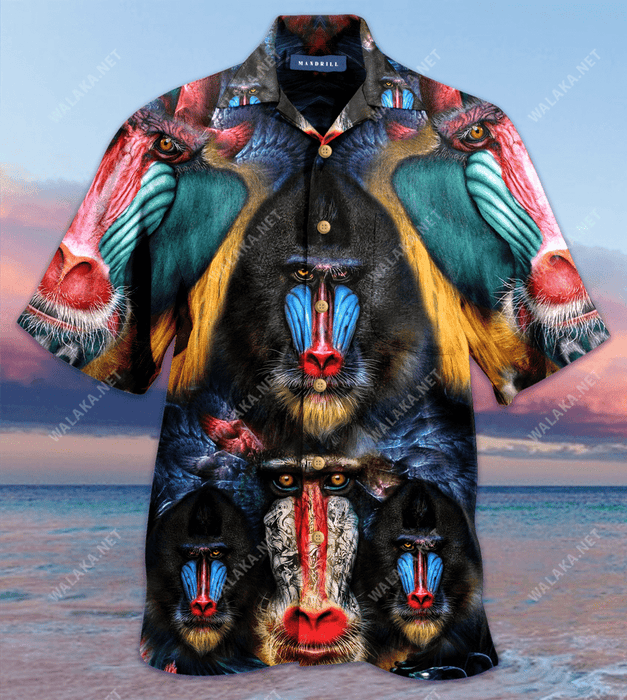 Amazing Mandrill Unisex Hawaiian Shirt