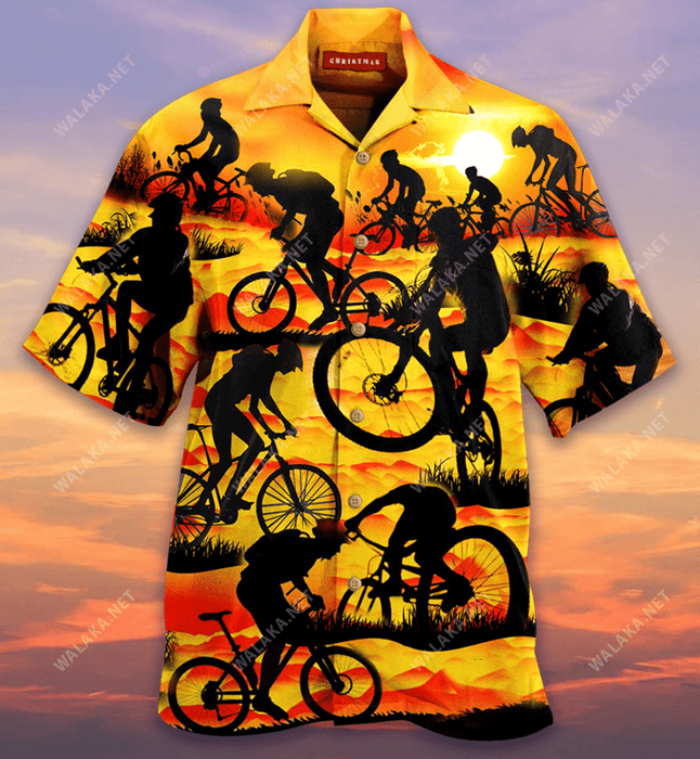 It's Not A Race It's A Journey Bicycle Unisex Hawaiian Shirt