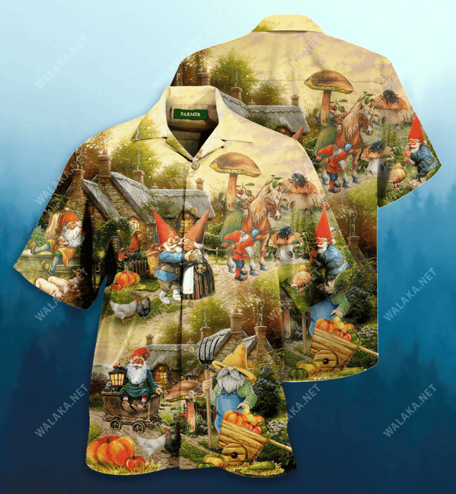 Oh! Farmer Gnomes Hawaiian Shirt