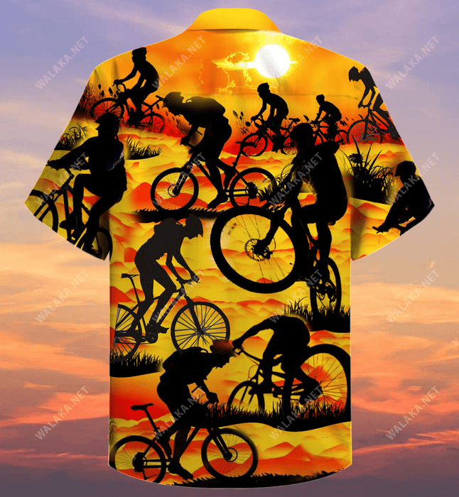 It's Not A Race It's A Journey Bicycle Unisex Hawaiian Shirt