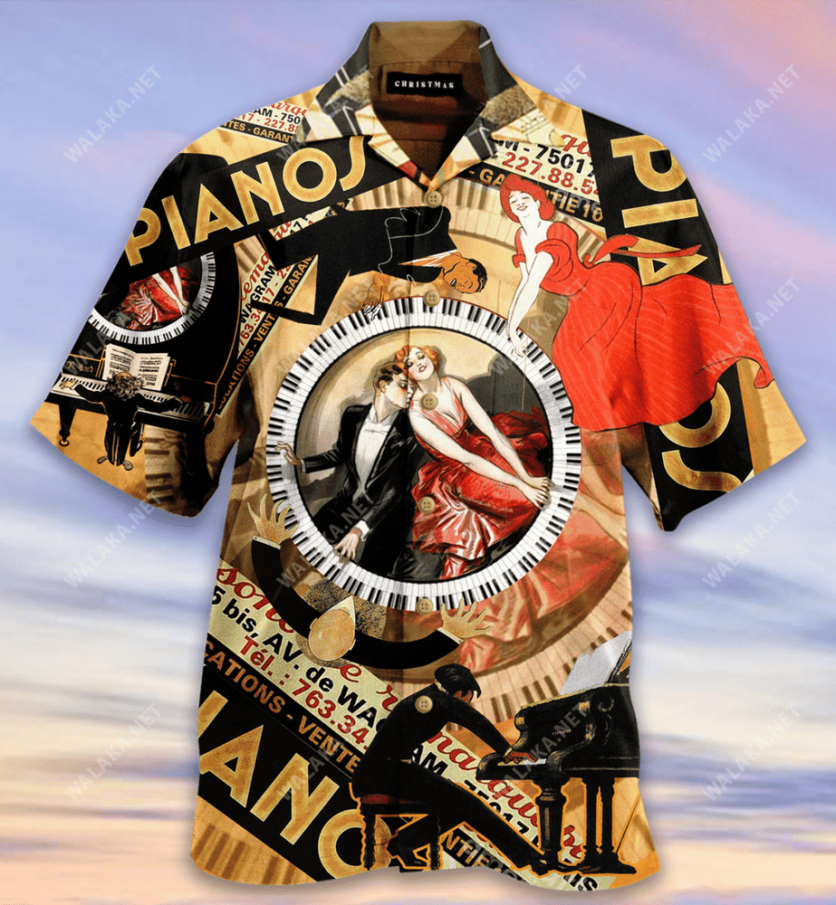 I Want To Be A Concert Pianist Piano Unisex Hawaiian Shirt