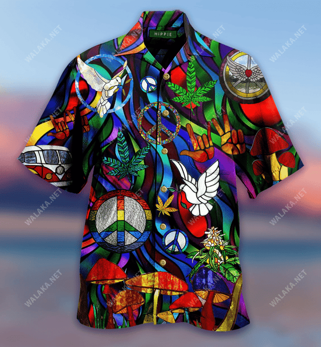 Do You Want A Peace Of Me Hippie Hawaiian Shirt
