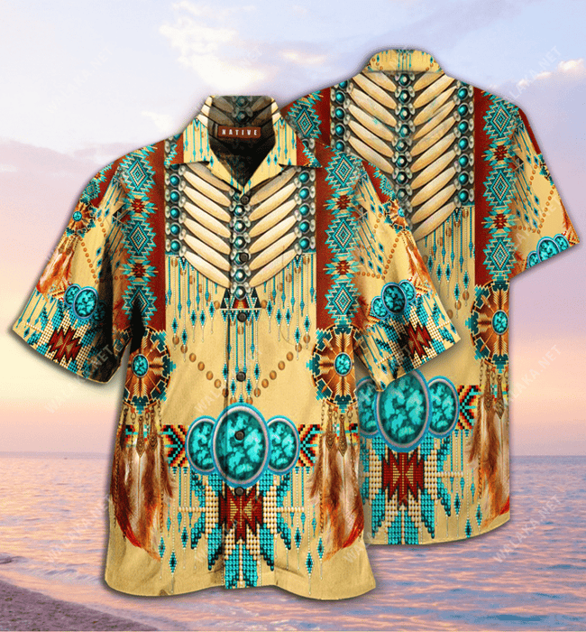 Proud Native American Unisex Hawaiian Shirt