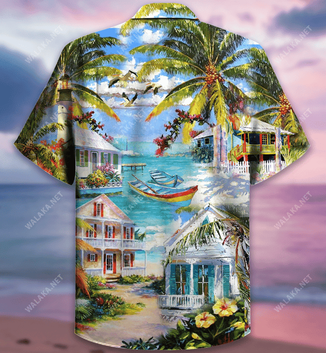 Chill By The Beaches Summer Vacation Unisex Hawaiian Shirt