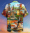 Peaceful Windmill Scenery Unisex Hawaiian Shirt