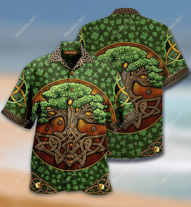 Irish Tree Of Life Hawaiian Shirt