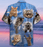 Cat Dad Life Is Purrrrfect Unisex Hawaiian Shirt