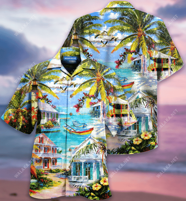 Chill By The Beaches Summer Vacation Unisex Hawaiian Shirt