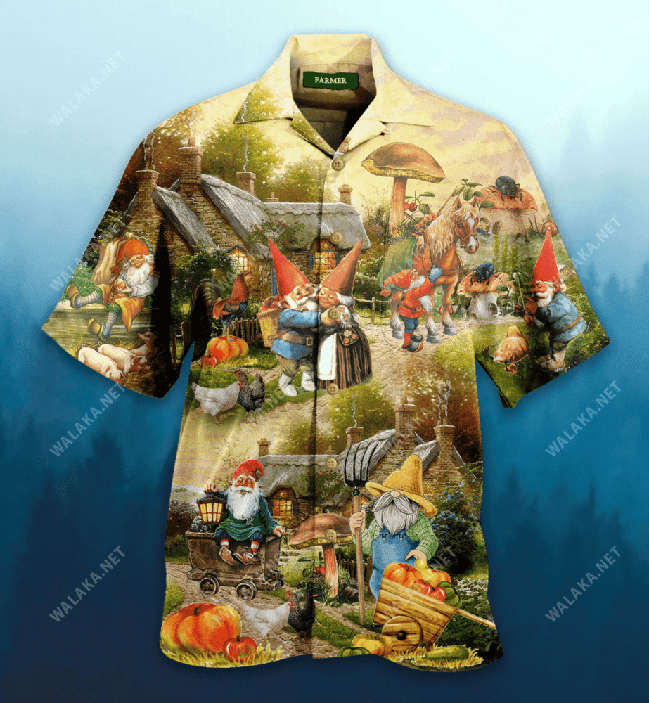 Oh! Farmer Gnomes Hawaiian Shirt