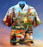 Peaceful Windmill Scenery Unisex Hawaiian Shirt
