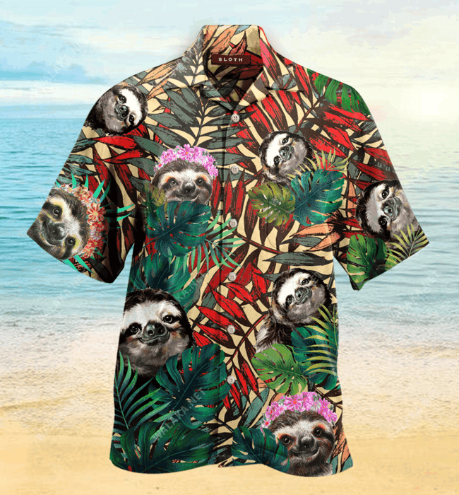 Amazing Sloth Unisex Hawaii Shirt