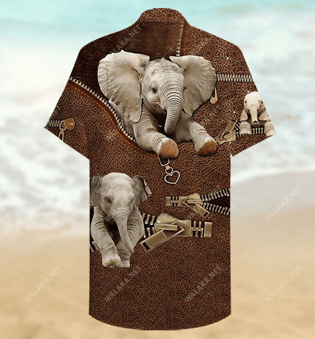 Awesome Elephant Unisex Hawaiian Shirt
