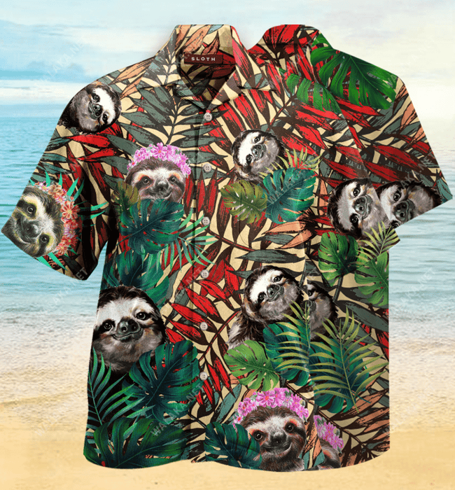 Amazing Sloth Unisex Hawaii Shirt