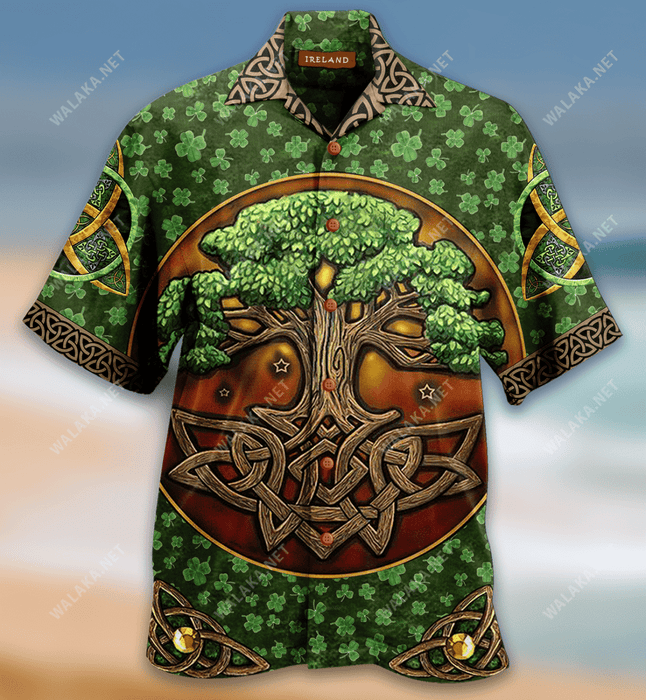 Irish Tree Of Life Hawaiian Shirt