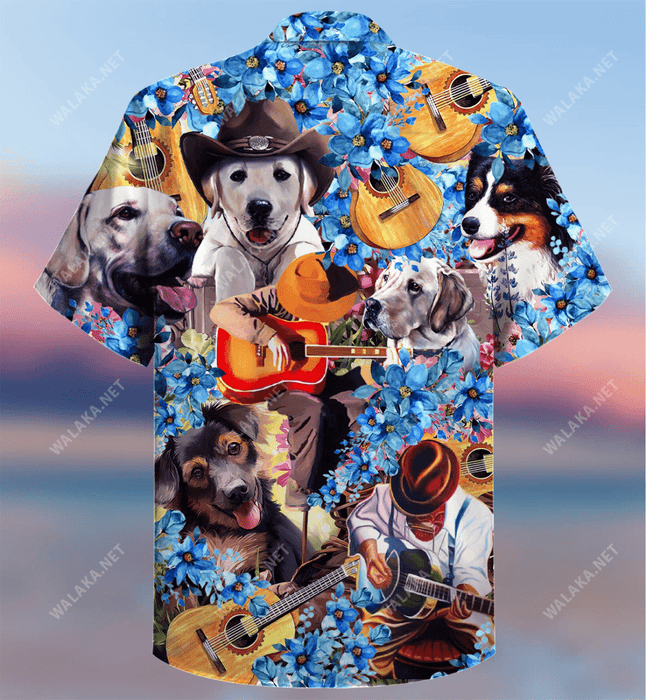 That’s What I Do I Pet Dogs I Play Guitars And I Know Things Unisex Hawaiian Shirt