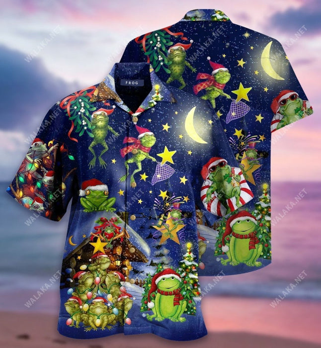 Frog Xmas Hawaiian Shirt