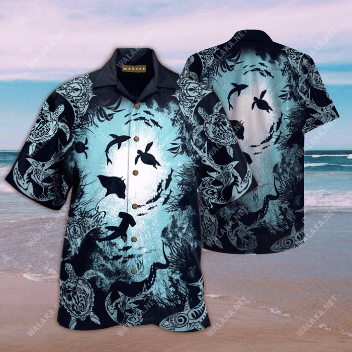 Aquarium Life Unisex Hawaiian Shirt