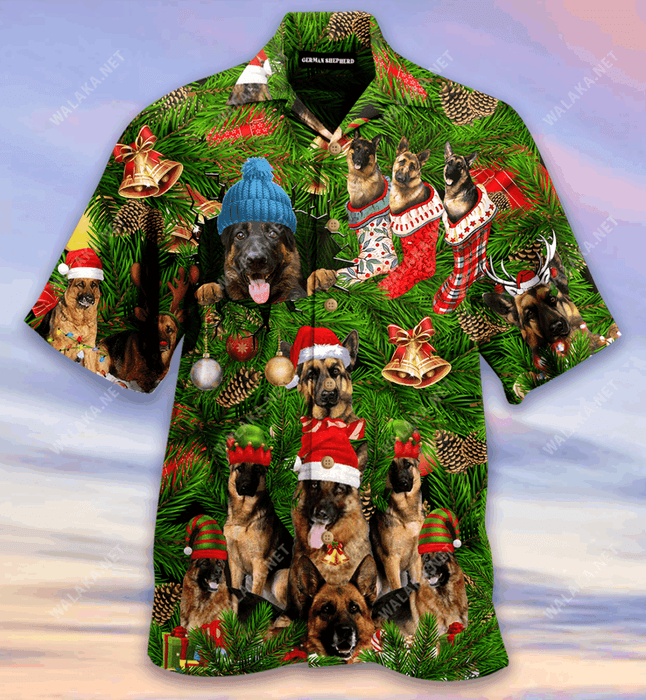 All I Want For Christmas Is A German Shepherd (Or Two or Five) Hawaiian Shirt